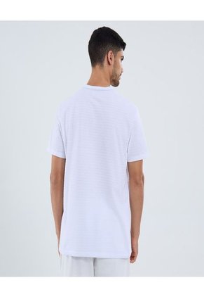 Camiseta Para Hombre Manga Corta Cuello Henley Color Blanco Marca Ostu #60091668