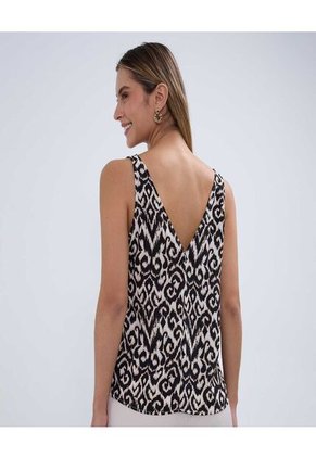 Blusa Para Mujer Manga Sisa Color Negro Marca Ostu #40121047