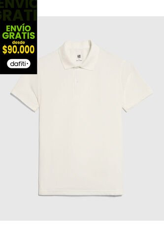 Polo Infantil Niño Manga Corta Color Crema Marca Ostu #80110106 Ostu