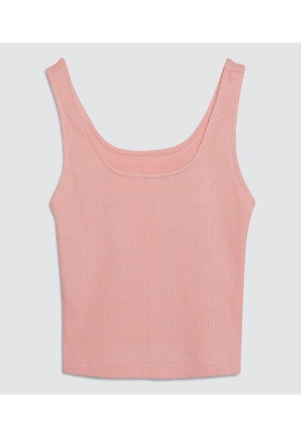 Crop Top Para Mujer Manga Sisa Color Rosado Claro Marca Ostu #40091643
