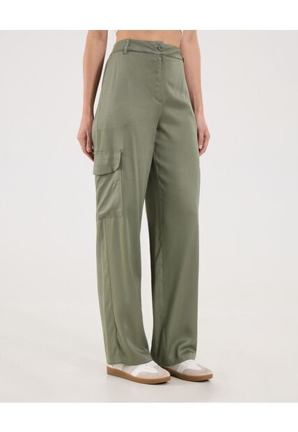 Pantalón Para Mujer Moda Color Verde Marca Ostu #40070837