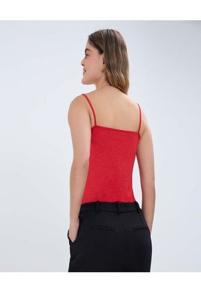 Top Para Mujer Top Color Rojo Marca Ostu #40220379