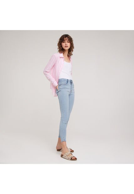 Jean Para Mujer Curvy Color Azul  Marca Ostu #40160276