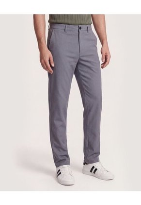 Pantalón Formal Essential Para Hombre Gris Ostu