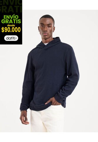 Buzo Para Hombre Hoodie Color Azul Marca Ostu #60060545 Ostu