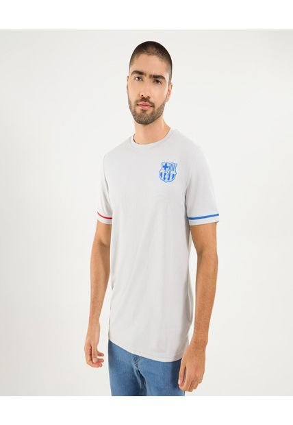 Camiseta Para Hombre Manga Corta Cuello Redondo Color Gris Marca Ostu #60091761
