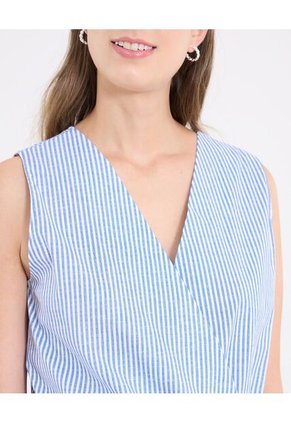 Vestido  Para Mujer M/Sisa Largo Color Azul Marca Ostu #40170339