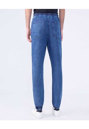 Jean Para Hombre Jogger Color Azul Marca Ostu #60160418
