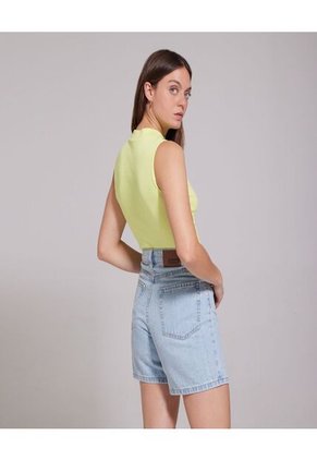 Camiseta Para Mujer Manga Sisa Color Verde Marca Ostu #40091648