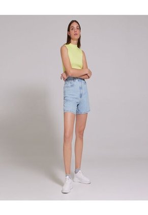 Camiseta Para Mujer Manga Sisa Color Verde Marca Ostu #40091648