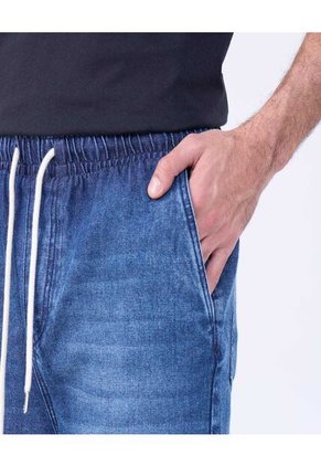 Jean Para Hombre Jogger Color Azul Marca Ostu #60160418