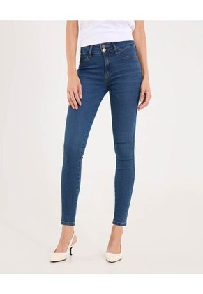 Jean Para Mujer Push Up Color Azul  Marca Ostu #40160429