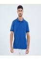 Polo Para Hombre Cuello Tejido Sin Bolsillo Color Azul Marca Ostu #60110769 de Ostu