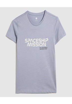 Camiseta Para Niño Manga Corta Color Azul  Marca Ostu #80090227