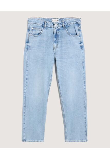 Jean Straight Claro  Para Hombre Azul Ostu