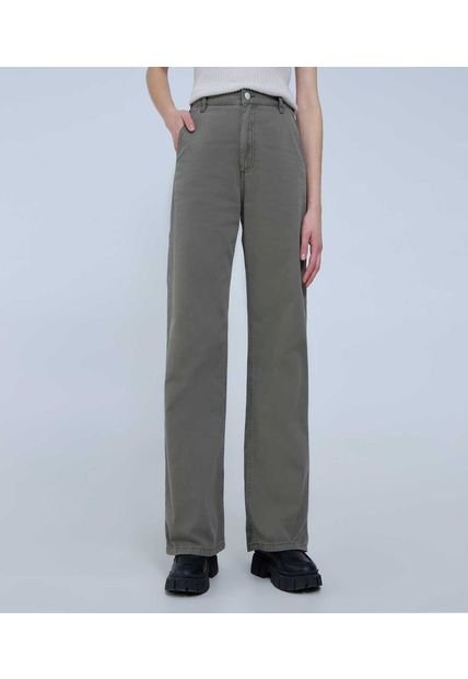 Jean Para Mujer 90S Color Verde  Marca Ostu #40160458