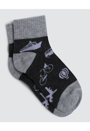 Medias Para Niño Tobillera Color Pack X Marca Ostu #80980113