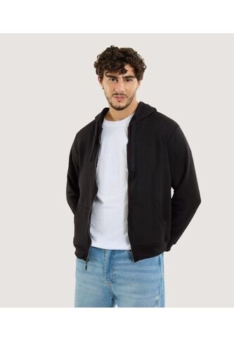 Buzo Para Hombre Zipper Color Negro Marca Ostu #60060271 Ostu