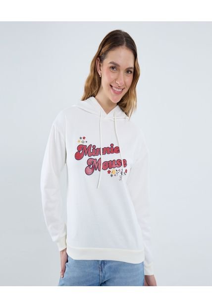 Buzo Para Mujer Hoodie Color Crema Marca Ostu #40060472