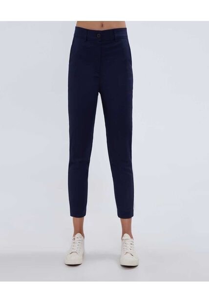Pantalon Para Mujer Capri Color Azul  Marca Ostu #40070684