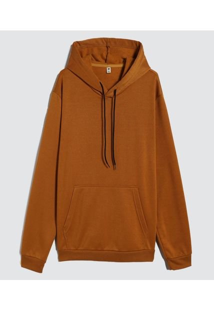Buzo Para Hombre Hoodie Color Mostaza Marca Ostu #60060390