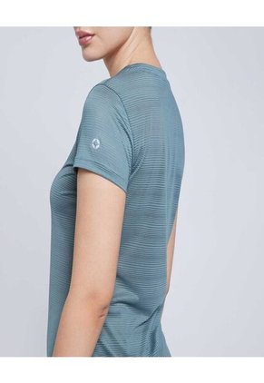 Camiseta Para Mujer Manga Corta Color Verde Marca Ostu #40092071