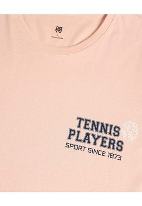 Camiseta Para Hombre Manga Corta Color Rosa Marca Ostu #60091561