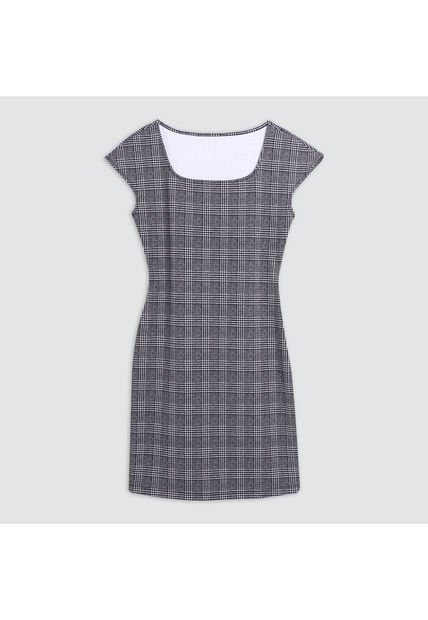 Vestido Para Mujer Manga Corta Color Negro Marca Ostu #40170201