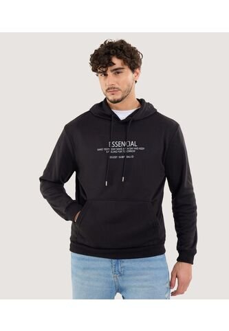 Buzo Para Hombre Hoodie Color Negro Marca Ostu #60060460 Ostu