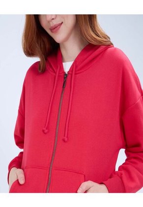 Buzo Para Mujer Zipper Color Rojo Marca Ostu #40060381