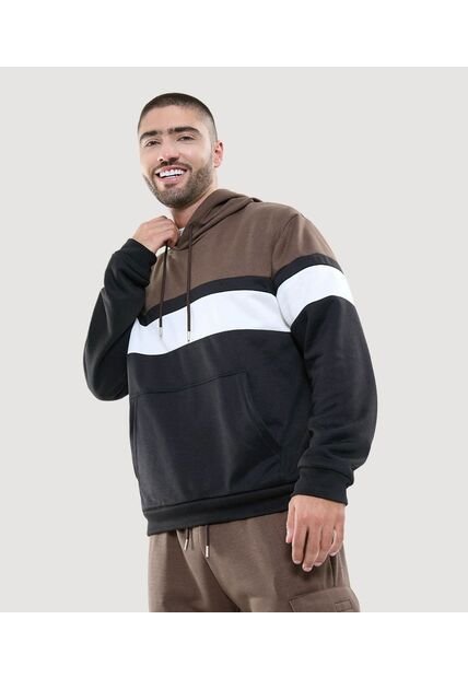 Buzo Para Hombre Hoodie Color Camel Marca Ostu #60060462