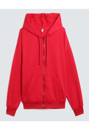 Buzo Para Mujer Zipper Color Rojo Marca Ostu #40060381
