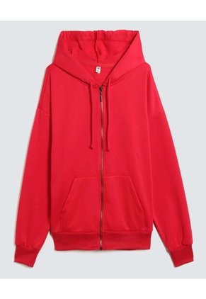 Buzo Para Mujer Zipper Color Rojo Marca Ostu #40060381
