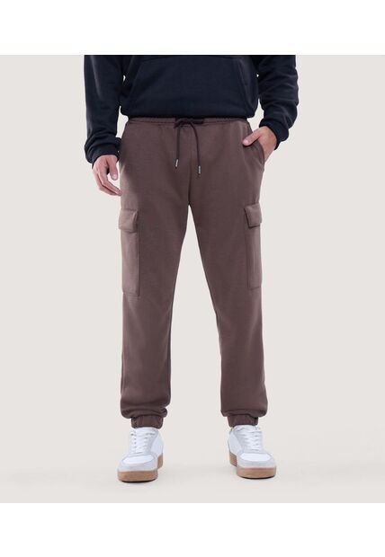 Pantalon Para Hombre Jogger Color Camel Marca Ostu #60070412