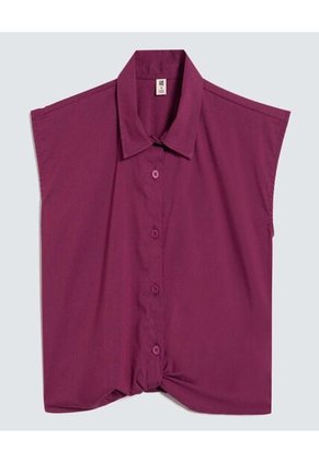 Blusa Para Niña Manga Sisa Color Fucsia Marca Ostu #90120044