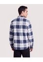 Camisa Leñadora  Para Hombre Azul Ostu de Ostu