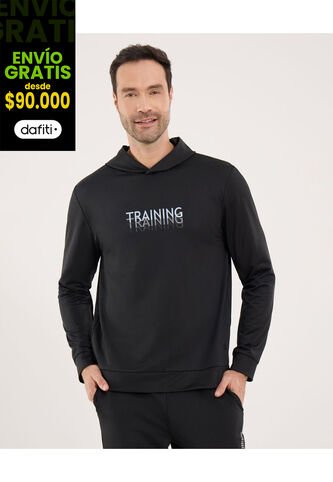 Buzo Para Hombre Hoodie Color Negro Marca Ostu #60060569 Ostu