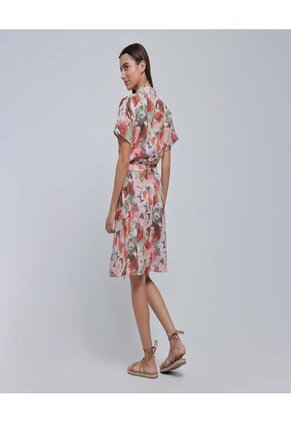 Vestido Para Mujer Manga Corta Color Rojo Marca Ostu #40170267