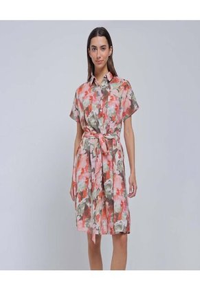 Vestido Para Mujer Manga Corta Color Rojo Marca Ostu #40170267