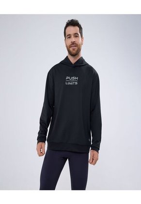 Buzo Para Hombre Hoodie Color Negro Marca Ostu #60060447