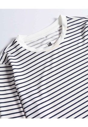 Camiseta  Para Mujer Manga Larga Cuello Redondo Color Azul Marca Ostu #40092677