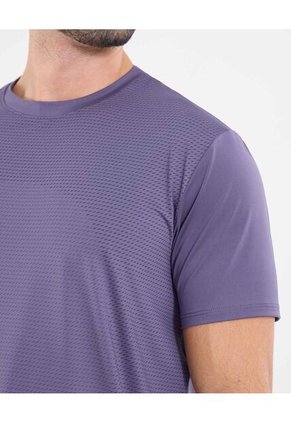 Camiseta  Para Hombre Manga Corta Cuello Redondo Color Morado Marca Ostu #60091742