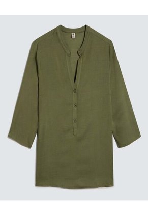 Blusa Para Mujer Manga 3/4 Color Verde Marca Ostu #40121030