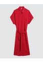 Vestido Para Mujer Manga Corta Color Rojo Marca Ostu #40170266 de Ostu