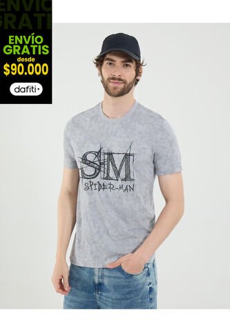 Camiseta Con Screen Spider Man  Para Hombre #60091755 Ostu Ostu