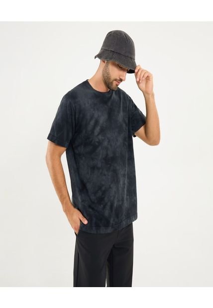 Camiseta Para Hombre Manga Corta Color Negro Marca Ostu #60091522