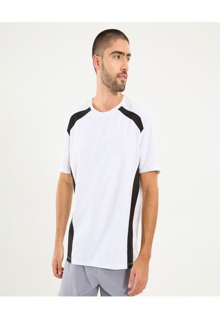 Camiseta Para Hombre Manga Corta Cuello Redondo Color Blanco Marca Ostu #60091611