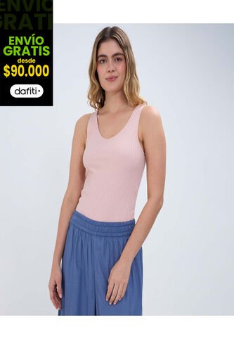 Camiseta Para Mujer Manga Sisa Color Rosa Marca Ostu #40091649 Ostu