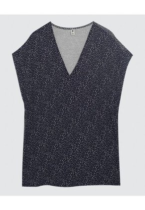 Blusa Para Mujer Manga Corta Color Azul Marca Ostu #40120959