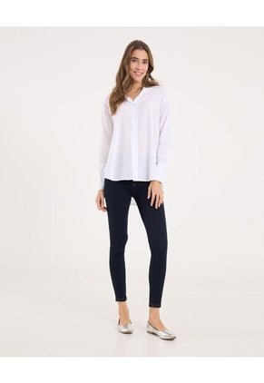 Camisa Para Mujer Manga Larga Color Blanco Marca Ostu #40010328